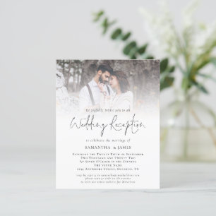 Budget QR Code Foto Hochzeitsempfang Einladung