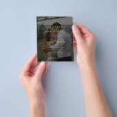 Budget QR CODE Foto Overlay Hochzeit Einladung Flyer (Gruppe)