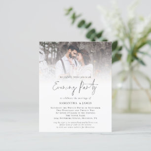 Budget QR Code Foto Wedding Abend Party Einladung