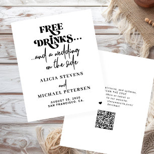 Budget-QR-Code für eine unverbindliche Hochzeit - 
