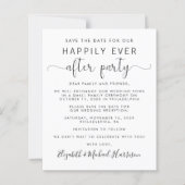 Budget QR Code Hochzeitsempfang Save the Date (Vorderseite)