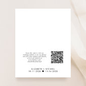Budget QR Code Hochzeitsempfang Save the Date
