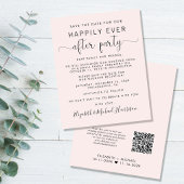 Budget QR Code Hochzeitsempfang Save the Date