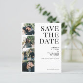 Budget QR CODE Multi-Foto Hochzeit speichern Sie d (Stehend Vorderseite)