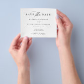 Budget QR CODE Skript Hochzeitspaar Terminankündig Flyer (Gruppe)