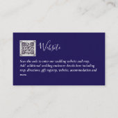 Budget QR Code Website UAWG Hotel Wedding Details Begleitkarte (Vorderseite)