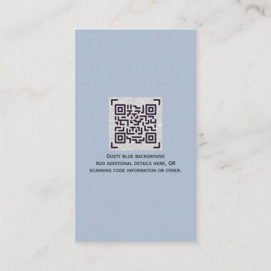 Budget QR Code Website UAWG Hotel Wedding Details Begleitkarte (Rückseite)