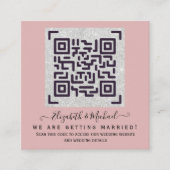 Budget QR Code Website UAWG Hotel Wedding Details Begleitkarte (Vorderseite)