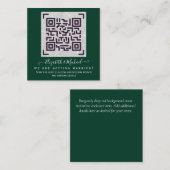 Budget QR Code Website UAWG Hotel Wedding Details Begleitkarte (Vorne/Hinten)