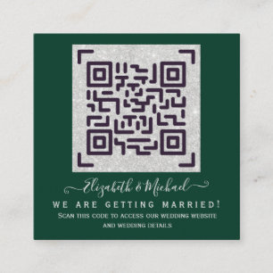 Budget QR Code Website UAWG Hotel Wedding Details Begleitkarte