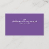 Budget QR Code Website UAWG Hotel Wedding Details Begleitkarte (Rückseite)