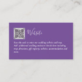 Budget QR Code Website UAWG Hotel Wedding Details Begleitkarte (Vorderseite)