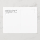 Budget QR Code Website UAWG Hotel Wedding Details Postkarte (Rückseite)