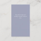 Budget QR Code Website UAWG Hotel Wedding Details Visitenkarte (Rückseite)