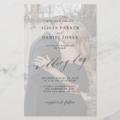 Budget QR Foto Moderne Overlay-Einladung Flyer (Vorne)