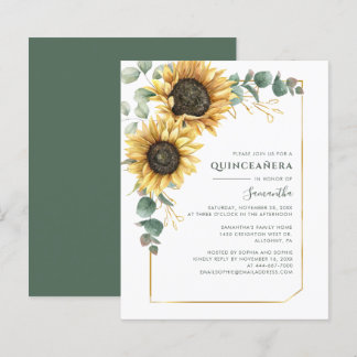 Budget Quinceanera 15. Geburtstag Blumenladen