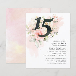 Budget Quinceanera 15. Geburtstag Blumenladen