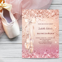 Budget Quinceanera Rosen Gold Rosa Ballerina