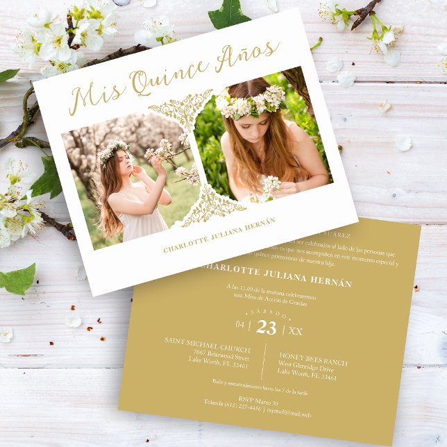 BUDGET Quinceañera Spanish Fancy Flourish 2 Photos (Von Creator hochgeladen)