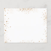 Budget Quinceanera Weißgold Save the Date (Rückseite)