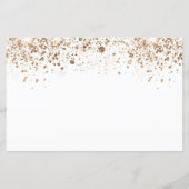 Budget Quinceanera Weißgold Save the Date (Rückseite)