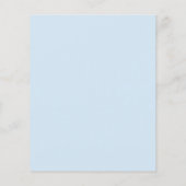 Budget Rainbow Baby Boy Couples Dusche Einladung (Rückseite)