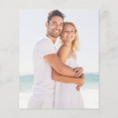 Budget Rainbow Confetti Emerald Wedding Einladung (Rückseite)