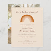 Budget Rainbow Terracotta Baby Dusche Foto laden (Vorne/Hinten)