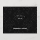 Budget Real Ornament Business Holiday Card (Rückseite)