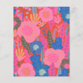 Budget Red Boho Floral Stylish Baby Shower Einladu (Rückseite)