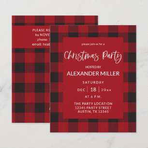 Budget Red Buffalo Kariert Flannel Weihnachtsfeier