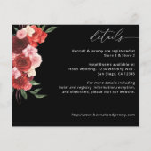 Budget Red Floral Details - Schwarz (Vorderseite)