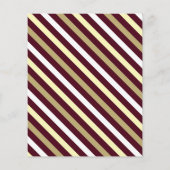 Budget Red & Gold Confetti Überraschung Geburtstag (Rückseite)