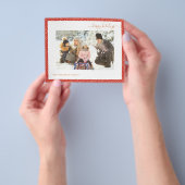 Budget Red Happy Holiday 2 Foto Modernes Flyer (Gruppe)