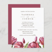 BUDGET Red Poppies Elegant Boho Floral Wedding (Vorne/Hinten)