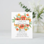 Budget Red Poppy Poppies Hochzeitamperand (Stehend Vorderseite)