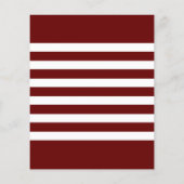 Budget Red White Foto Abschluss Vielen Dank (Rückseite)