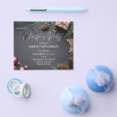 Budget Rentier & Pine Rustikales Weihnachtsfest Pa Flyer (Einzeln)