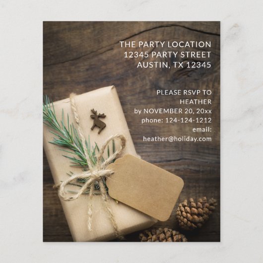 Budget Rentier & Prestige Weihnachtsfest Party (Rückseite)