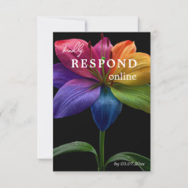 🌈 Budget Respond online RSVP Karte