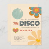 Budget Retro 70er Disco Junggeselinnen-Abschied Ei (Vorne/Hinten)