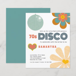 Budget Retro 70er Disco Junggeselinnen-Abschied Wh