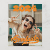 BUDGET Retro Fett Typografy Foto Abschluss Flyer (Vorne)