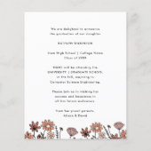 BUDGET Retro Floral Arch Foto GRAD Ankündigung (Rückseite)