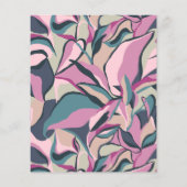 Budget Retro Groovy Abstrakte Hochzeit (Rückseite)