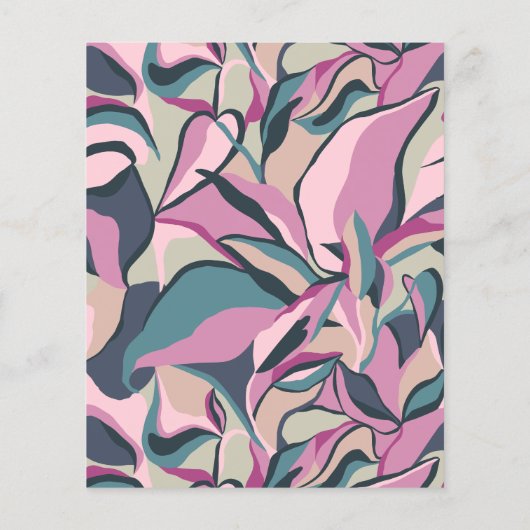 Budget Retro Groovy Abstrakte Hochzeit (Rückseite)