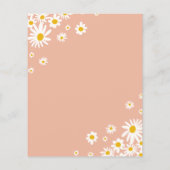 Budget Retro Let's Groovy Daisy Rainbow Birthday (Rückseite)