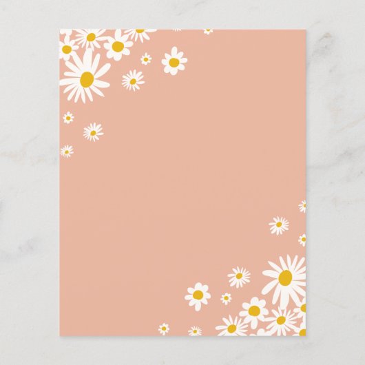 Budget Retro Let's Groovy Daisy Rainbow Birthday (Rückseite)