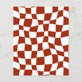 Budget Retro Typography Groovy Christmas Photo (Rückseite)