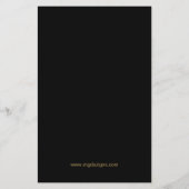 Budget Roaring 20 flapper Girl Gangster Einladung (Rückseite)